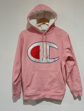 Supreme x Champion Satin Logo Unisex Hoodie Size: Medium